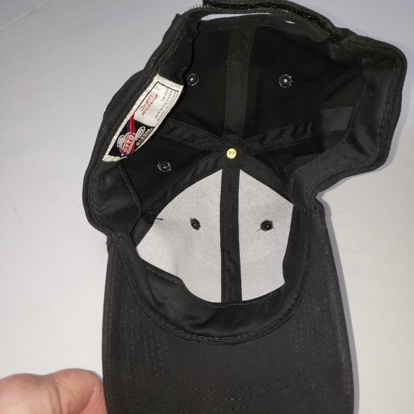 Black Baseball Hat "Penguins" Colorful Graphic Cotton Adult Adjustable One Size - Picture 4 of 5